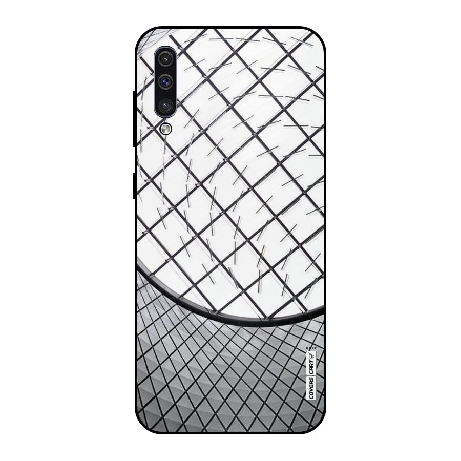 Modern Abstract Pattern Metal Back Case for Galaxy A50s