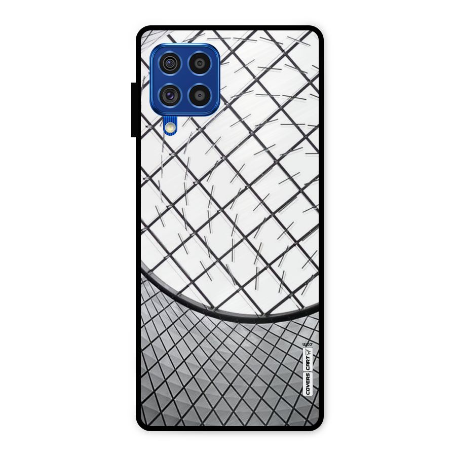 Modern Abstract Pattern Metal Back Case for Galaxy F62