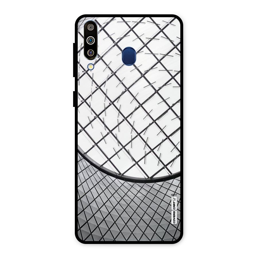 Modern Abstract Pattern Metal Back Case for Galaxy M30