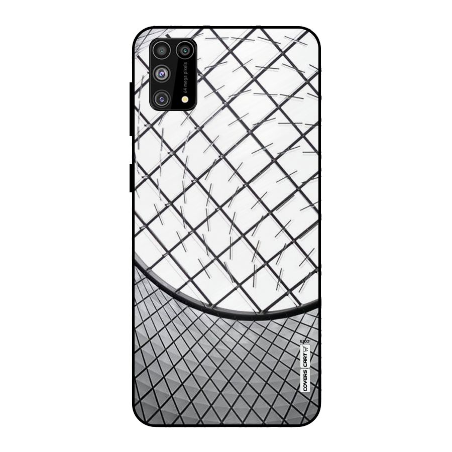 Modern Abstract Pattern Metal Back Case for Galaxy M31
