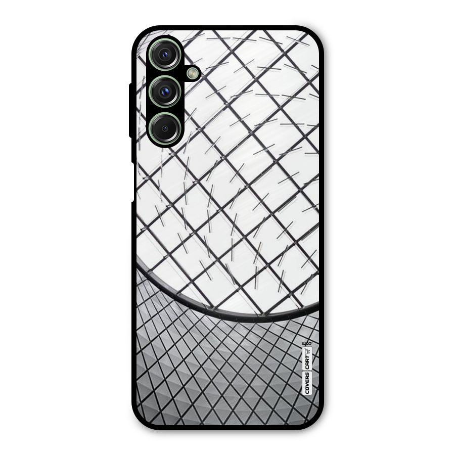 Modern Abstract Pattern Metal Back Case for Galaxy M34