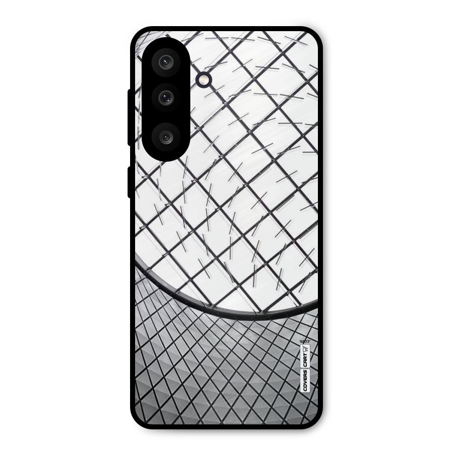 Modern Abstract Pattern Metal Back Case for Galaxy M56