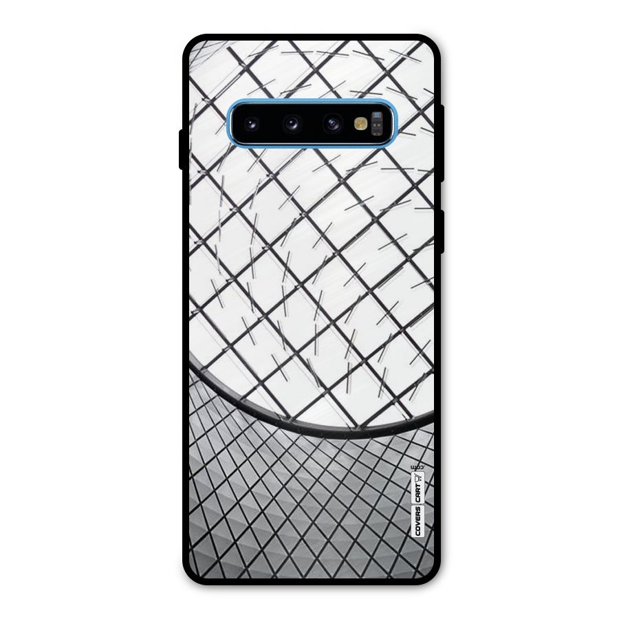 Modern Abstract Pattern Metal Back Case for Galaxy S10