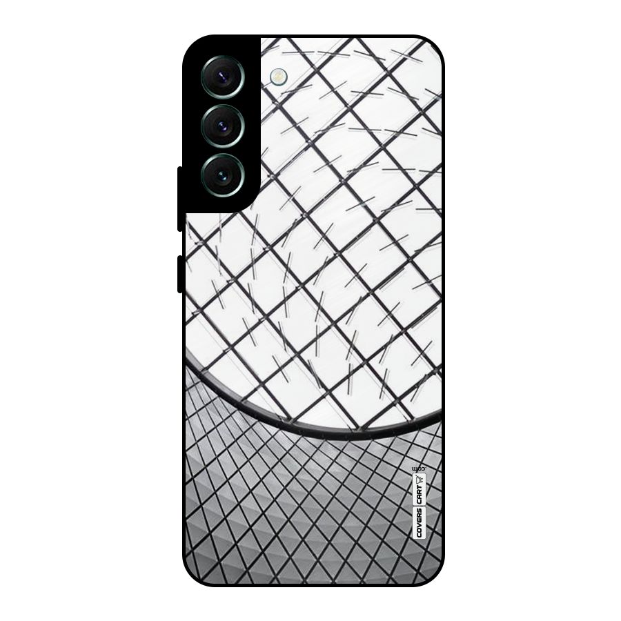 Modern Abstract Pattern Metal Back Case for Galaxy S22 Plus 5G
