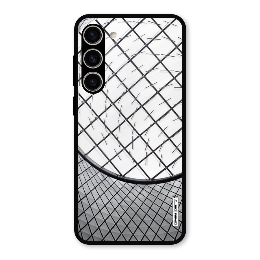 Modern Abstract Pattern Metal Back Case for Galaxy S23 Plus