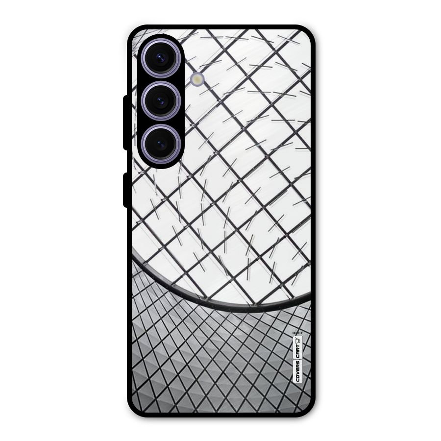 Modern Abstract Pattern Metal Back Case for Galaxy S24