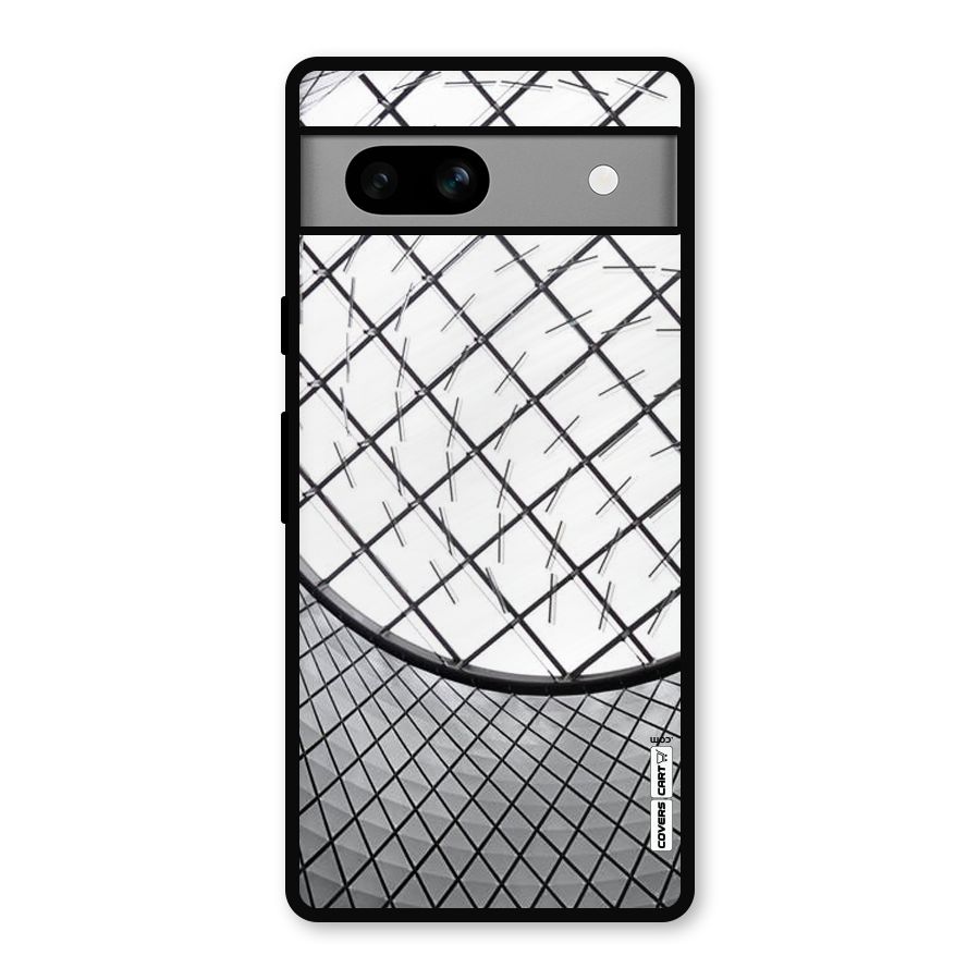 Modern Abstract Pattern Metal Back Case for Google Pixel 7a