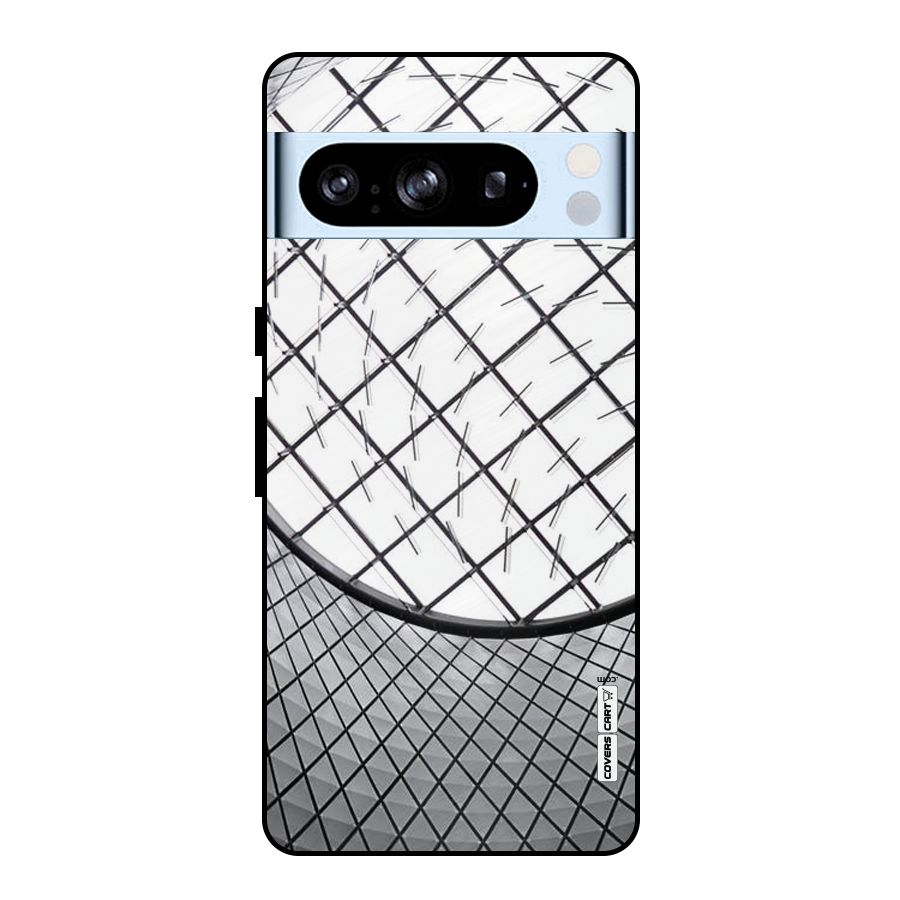 Modern Abstract Pattern Metal Back Case for Google Pixel 8 Pro