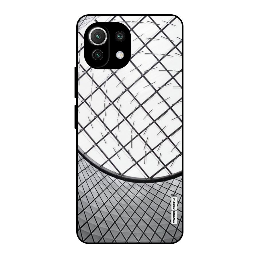 Modern Abstract Pattern Metal Back Case for Mi 11 Lite