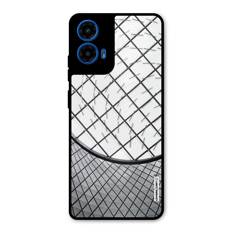 Modern Abstract Pattern Metal Back Case for Moto G45