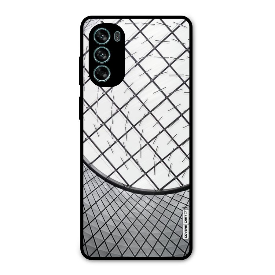 Modern Abstract Pattern Metal Back Case for Moto G62