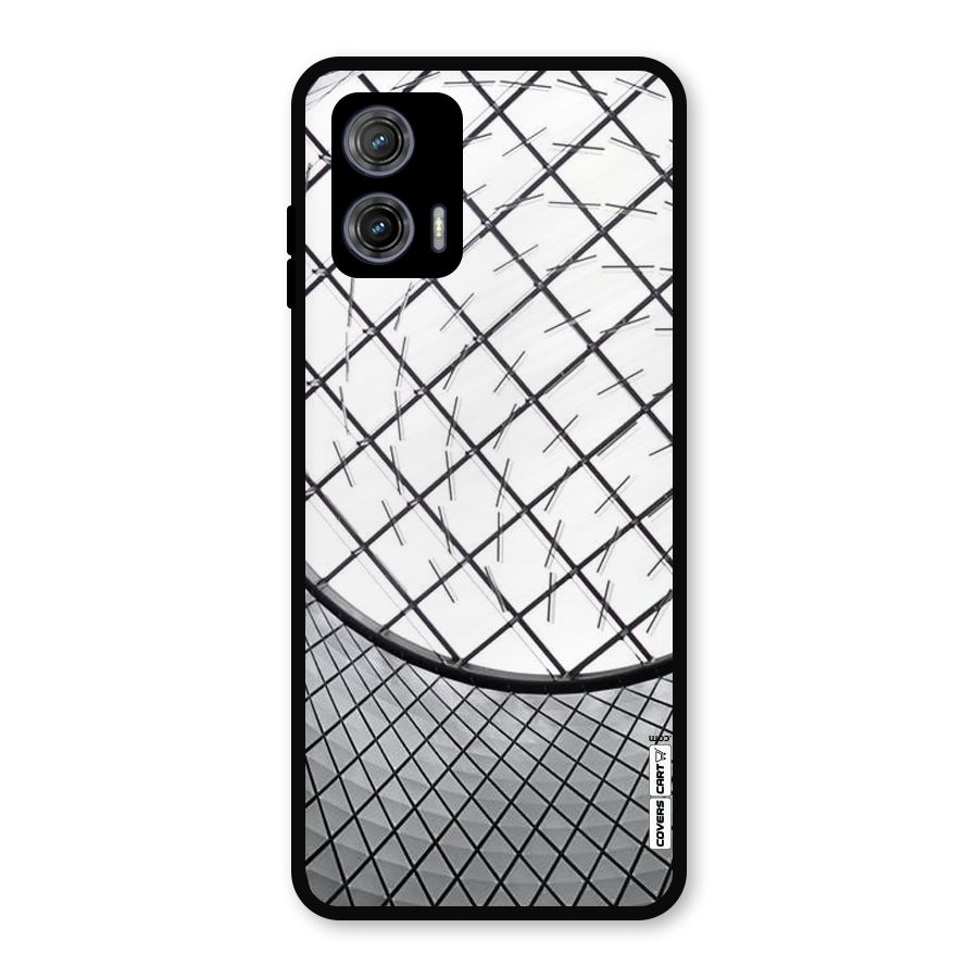 Modern Abstract Pattern Metal Back Case for Moto G73