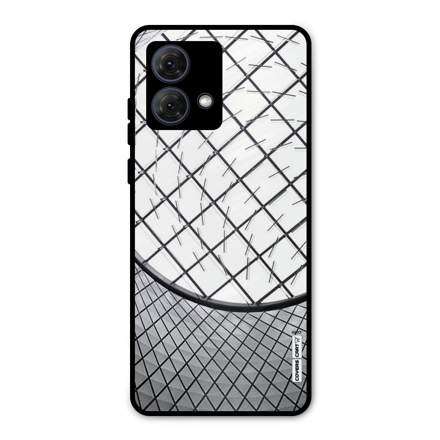 Modern Abstract Pattern Metal Back Case for Moto G84