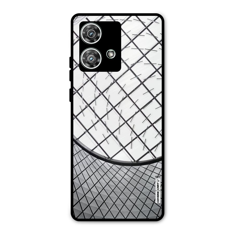 Modern Abstract Pattern Metal Back Case for Motorola Edge 40 Neo