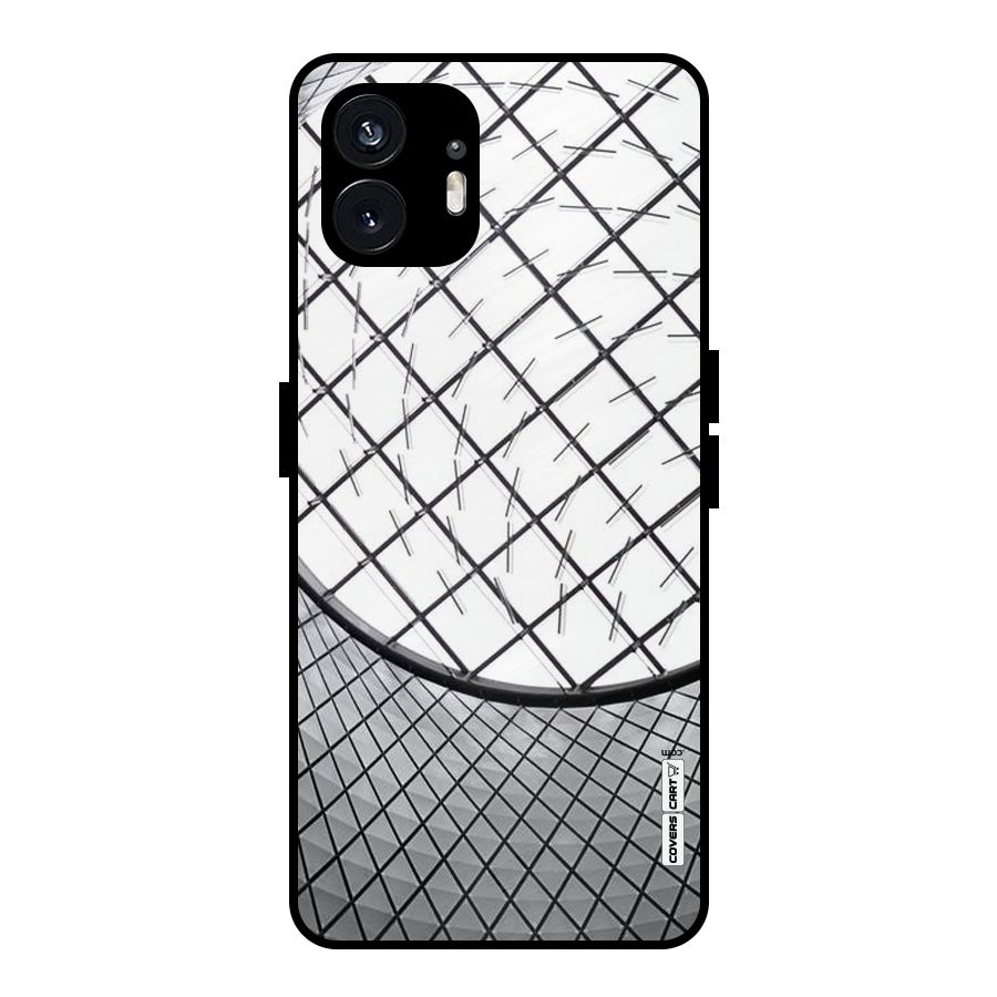 Modern Abstract Pattern Metal Back Case for Nothing Phone 2