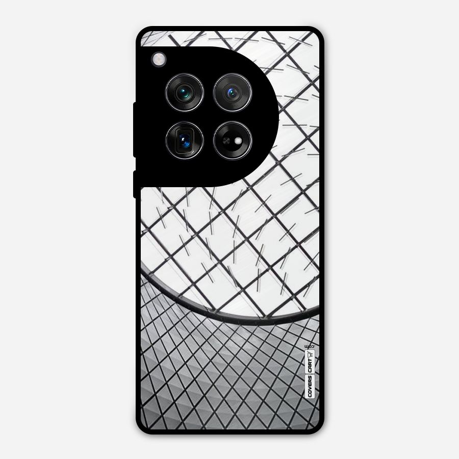 Modern Abstract Pattern Metal Back Case for OnePlus 12