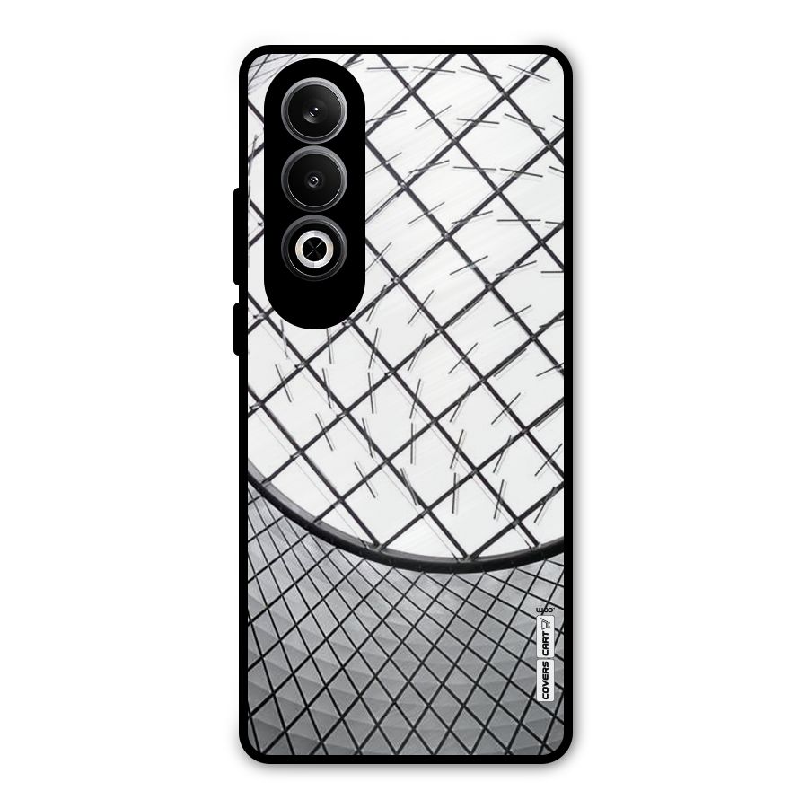 Modern Abstract Pattern Metal Back Case for OnePlus Nord CE4