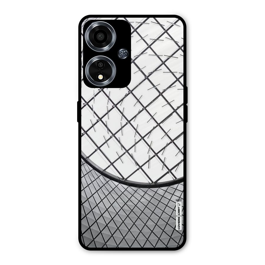 Modern Abstract Pattern Metal Back Case for Oppo A59