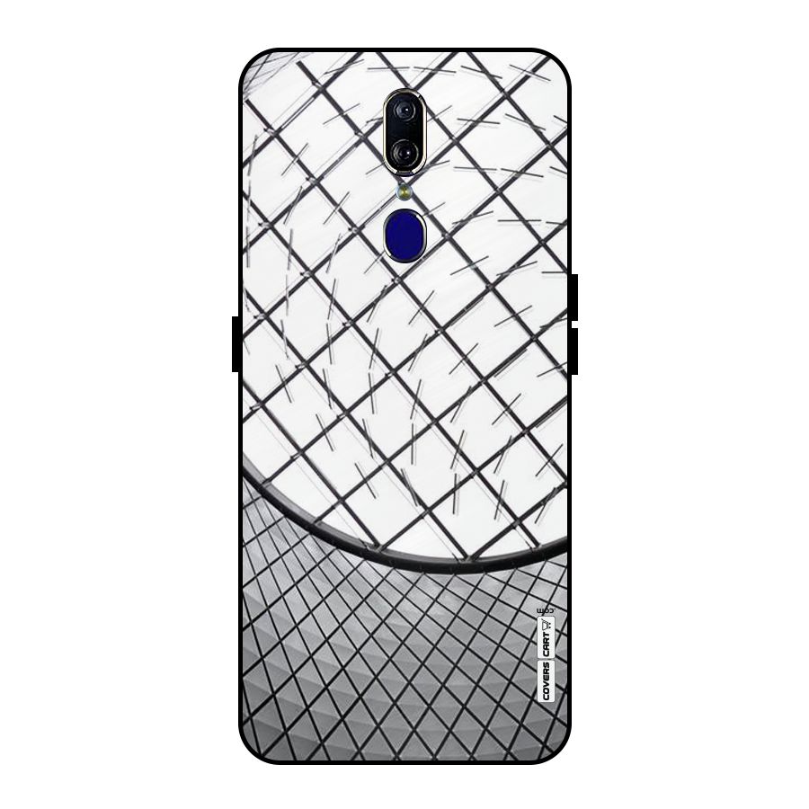 Modern Abstract Pattern Metal Back Case for Oppo F11