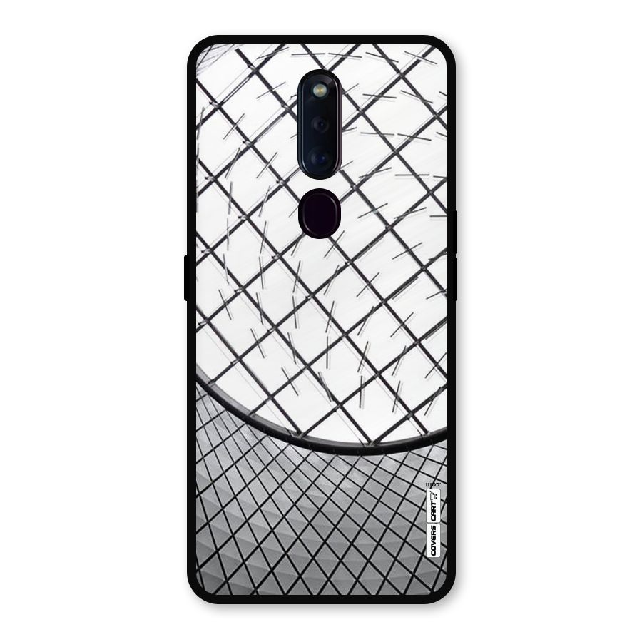 Modern Abstract Pattern Metal Back Case for Oppo F11 Pro