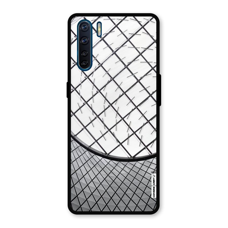 Modern Abstract Pattern Metal Back Case for Oppo F15