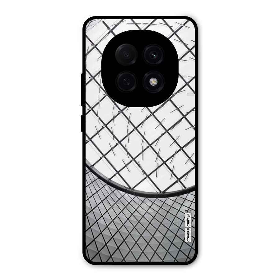 Modern Abstract Pattern Metal Back Case for Oppo F29 Pro