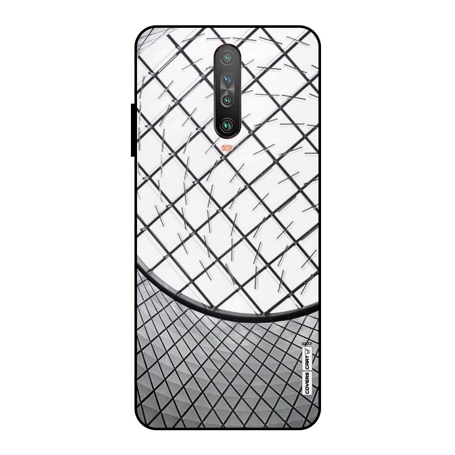 Modern Abstract Pattern Metal Back Case for Poco X2