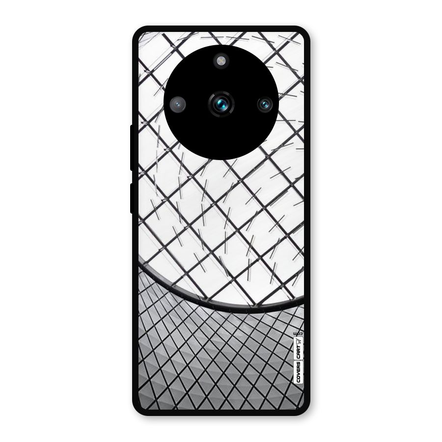 Modern Abstract Pattern Metal Back Case for Realme 11 Pro