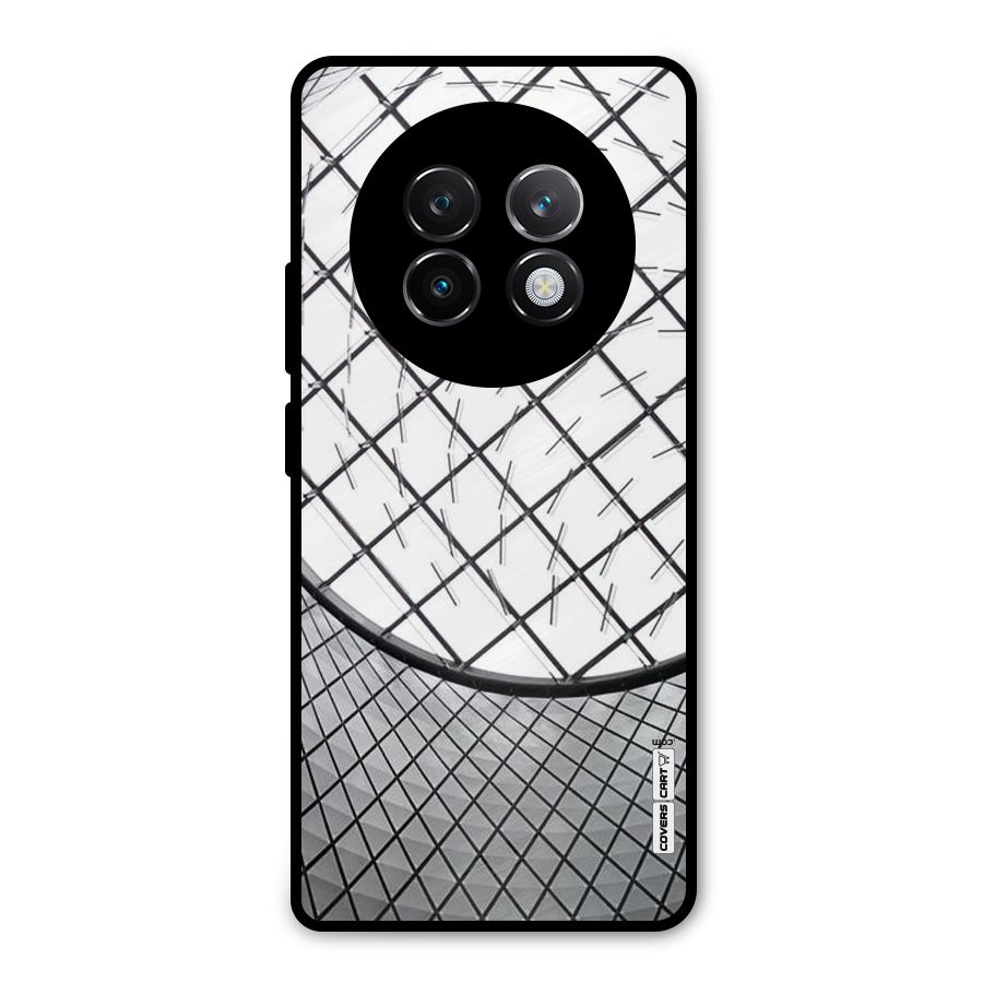 Modern Abstract Pattern Metal Back Case for Realme 13 Plus