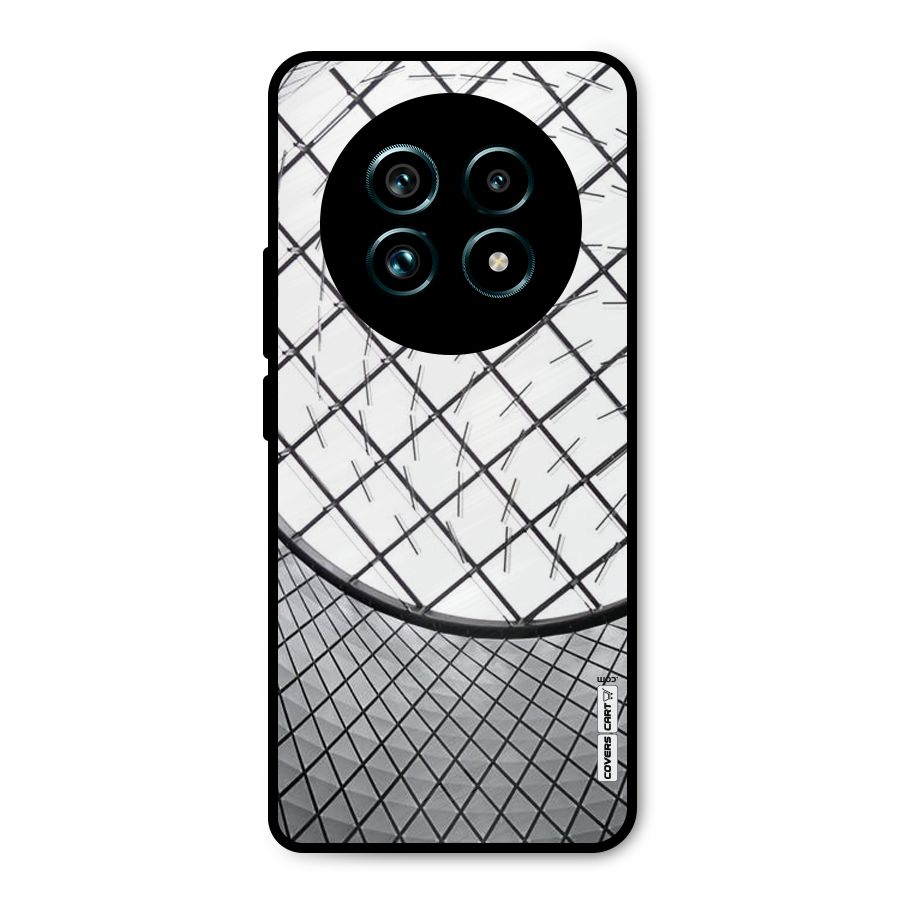 Modern Abstract Pattern Metal Back Case for Realme 13 Pro Plus