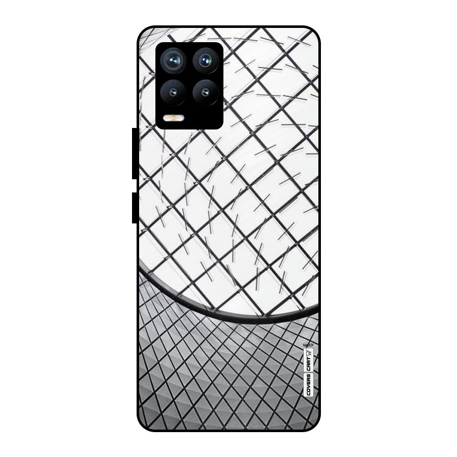 Modern Abstract Pattern Metal Back Case for Realme 8 Pro