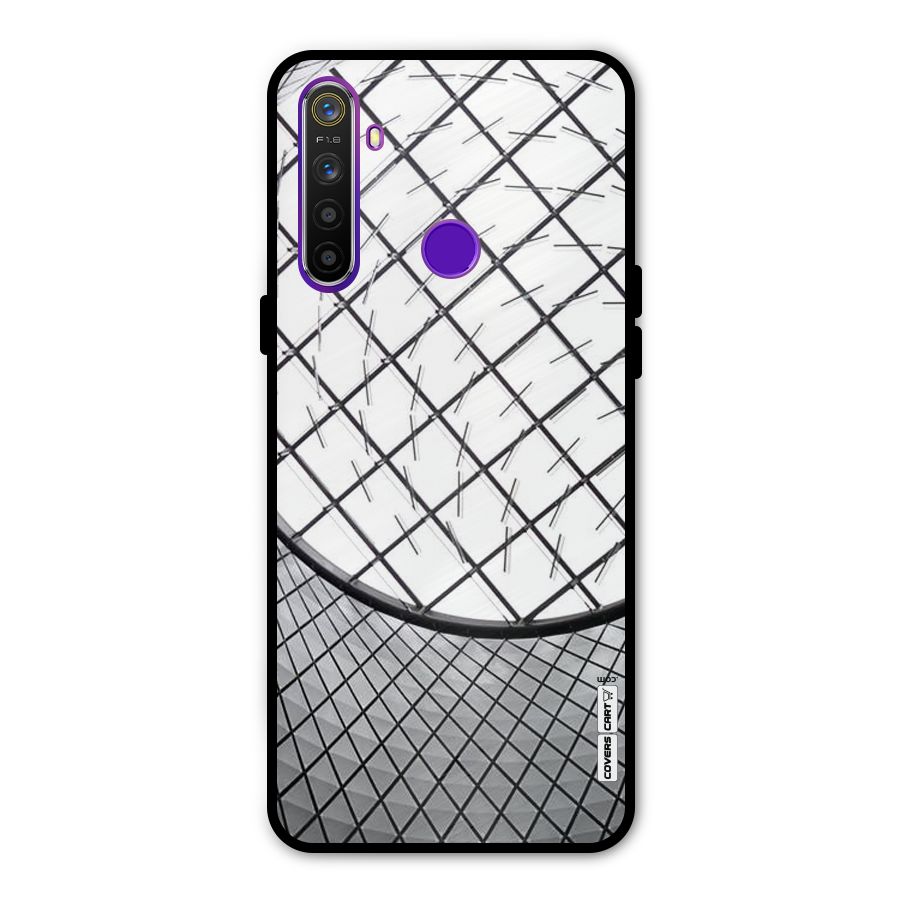 Modern Abstract Pattern Metal Back Case for Realme Narzo 10