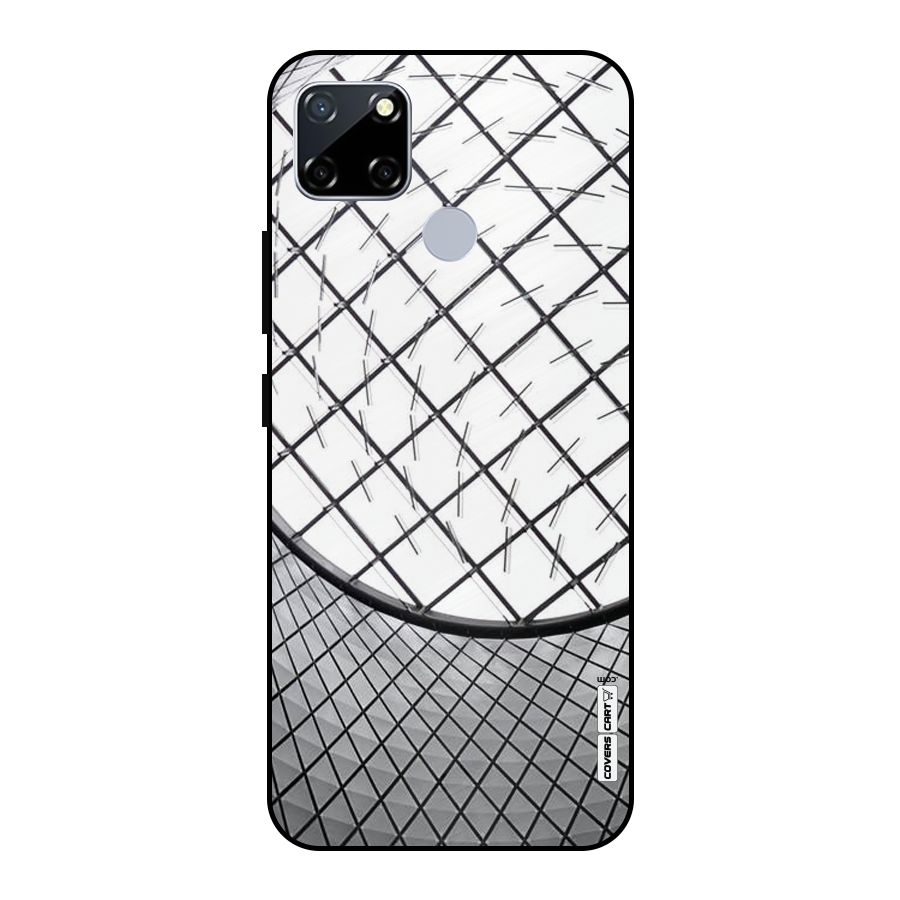 Modern Abstract Pattern Metal Back Case for Realme Narzo 20