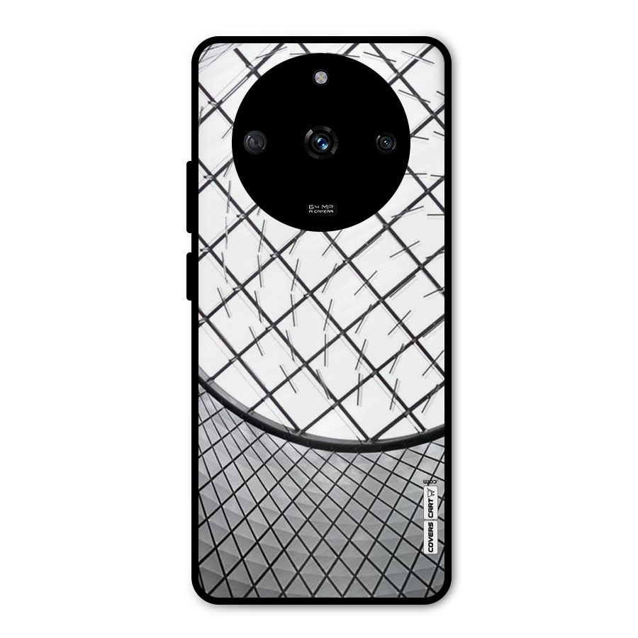 Modern Abstract Pattern Metal Back Case for Realme Narzo 60 5G