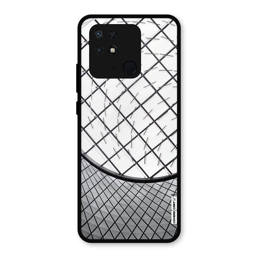 Modern Abstract Pattern Metal Back Case for Redmi 10 Power