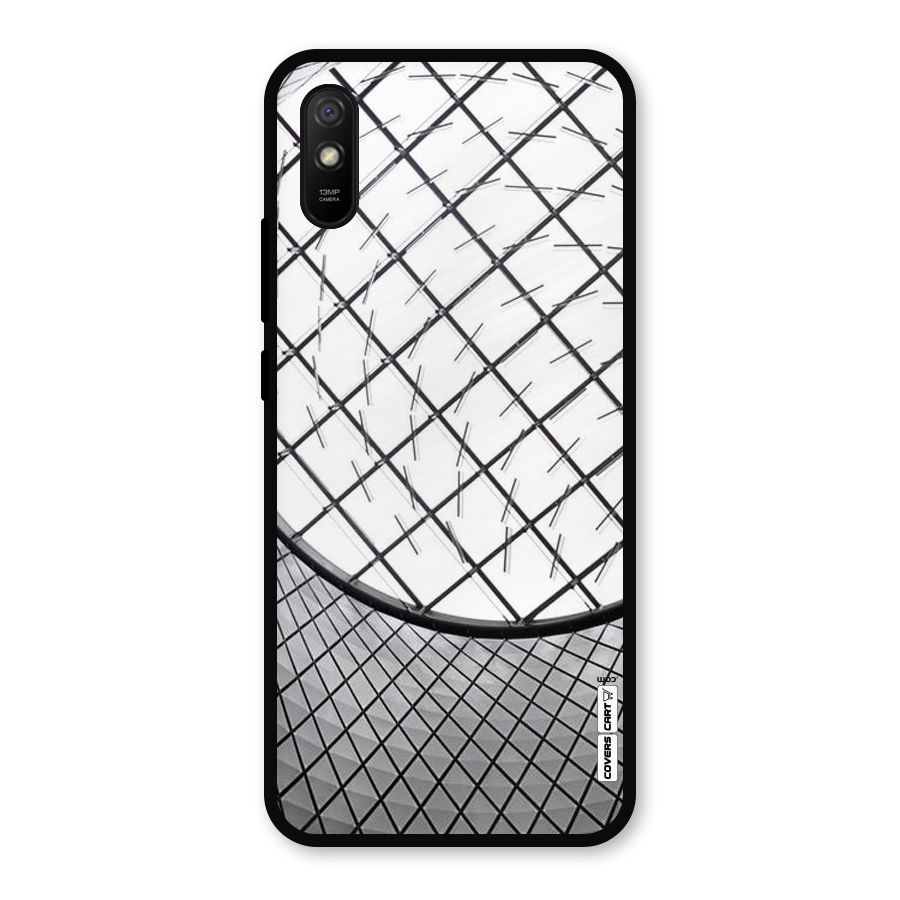 Modern Abstract Pattern Metal Back Case for Redmi 9a
