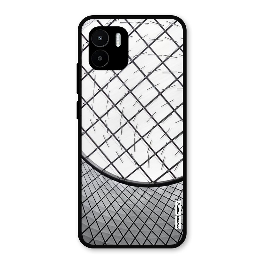 Modern Abstract Pattern Metal Back Case for Redmi A2