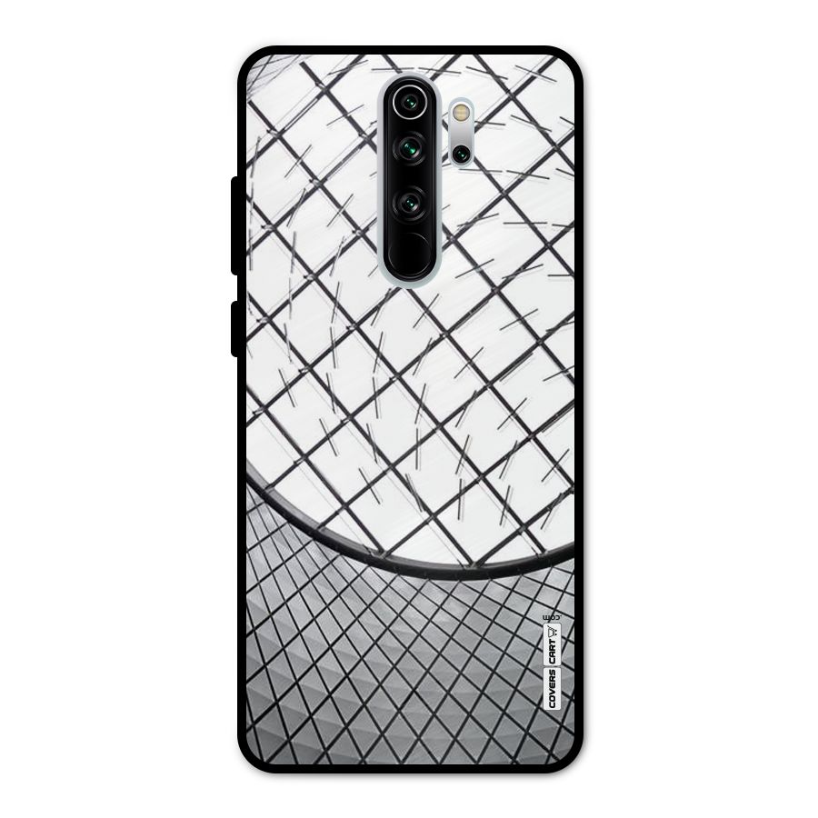 Modern Abstract Pattern Metal Back Case for Redmi Note 8 Pro