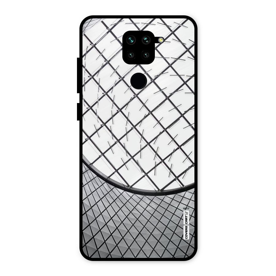 Modern Abstract Pattern Metal Back Case for Redmi Note 9