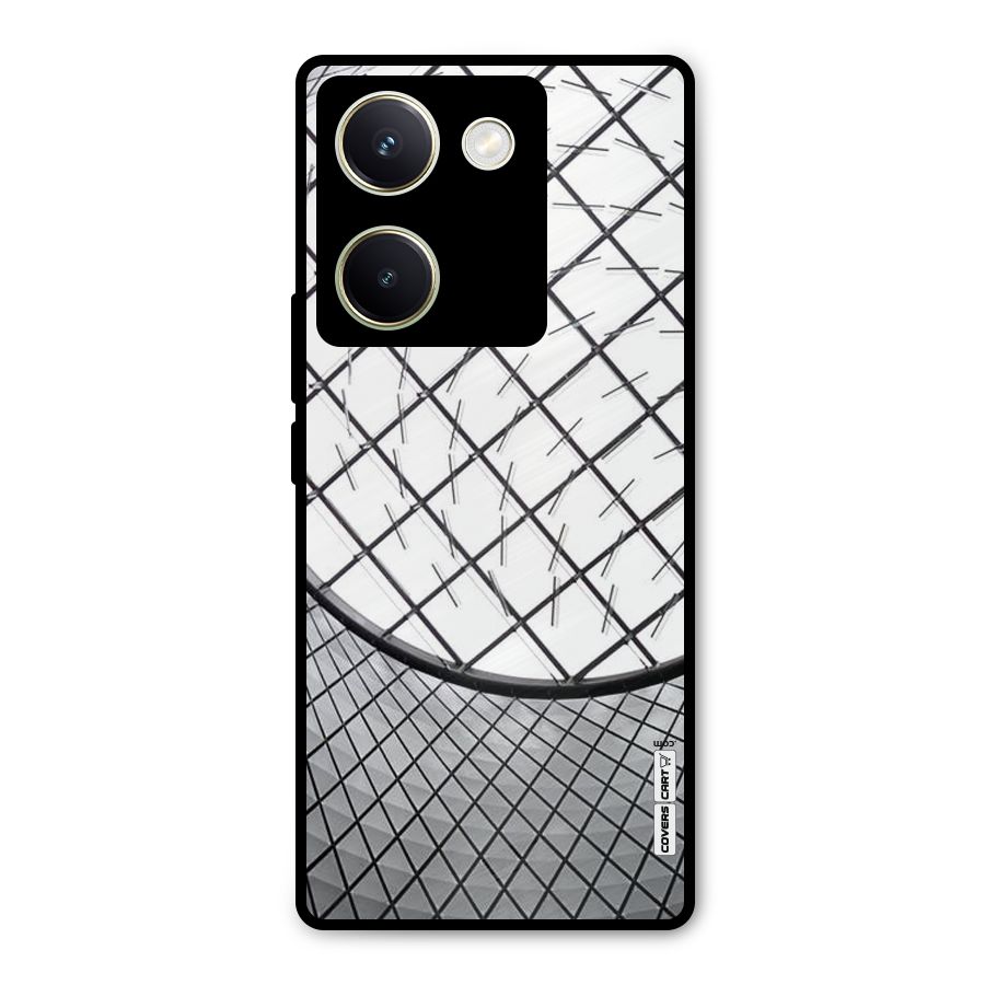 Modern Abstract Pattern Metal Back Case for Vivo Y200 Pro