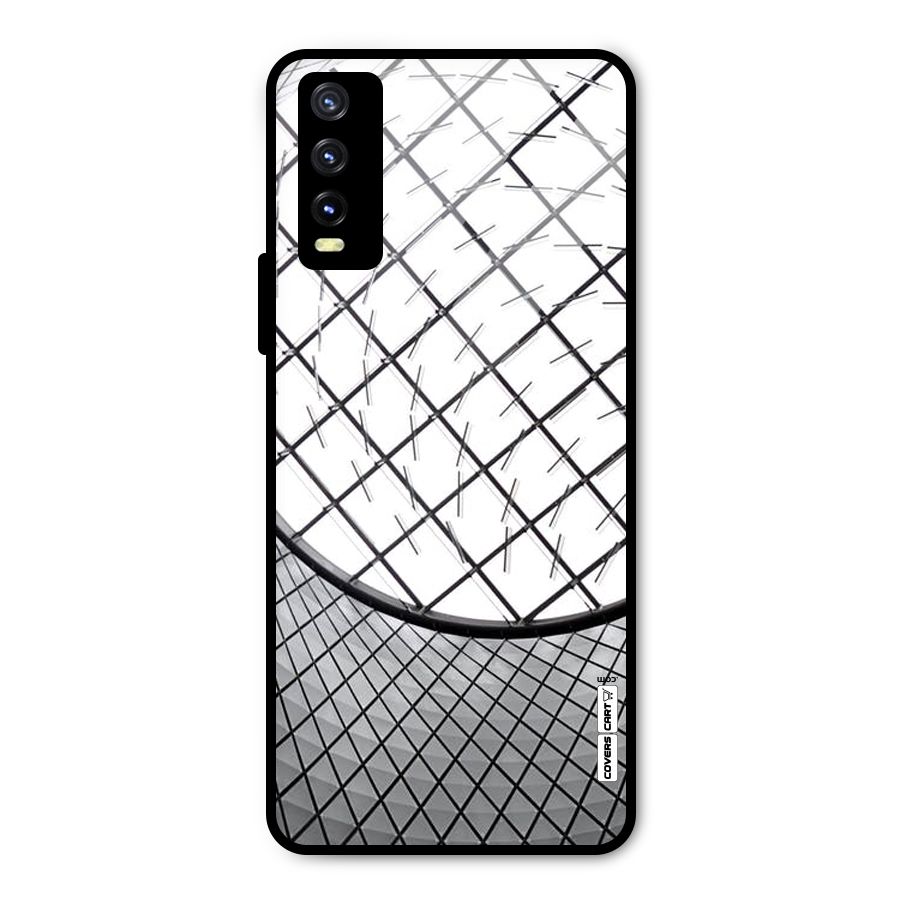 Modern Abstract Pattern Metal Back Case for Vivo Y20g