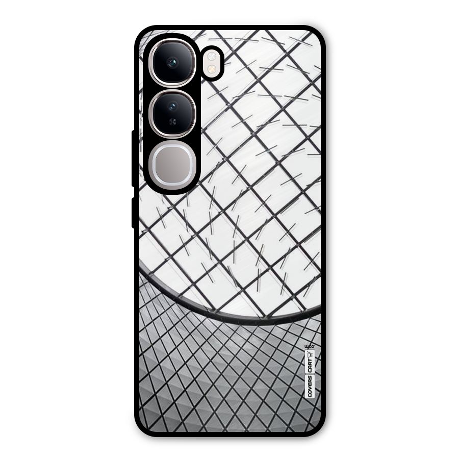 Modern Abstract Pattern Metal Back Case for Vivo Y300