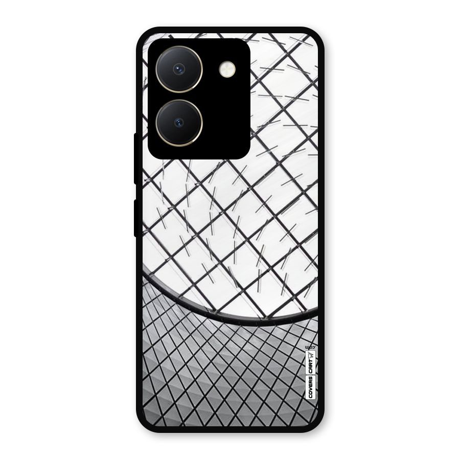 Modern Abstract Pattern Metal Back Case for Vivo Y36