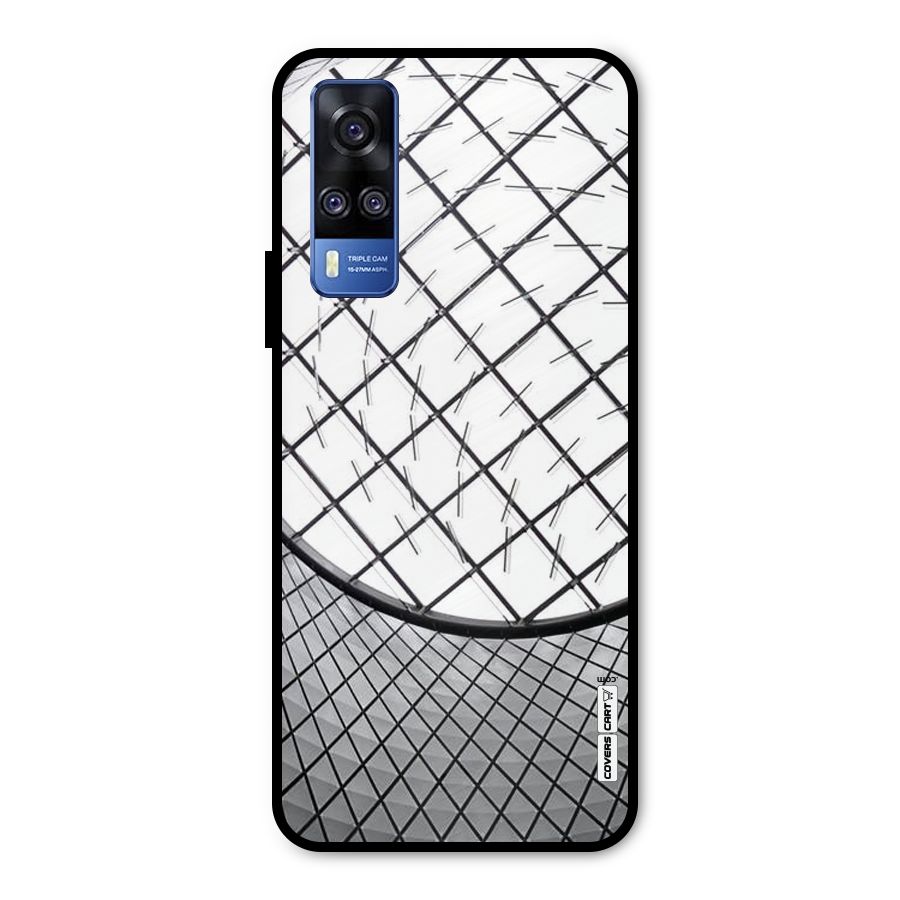 Modern Abstract Pattern Metal Back Case for Vivo Y51A