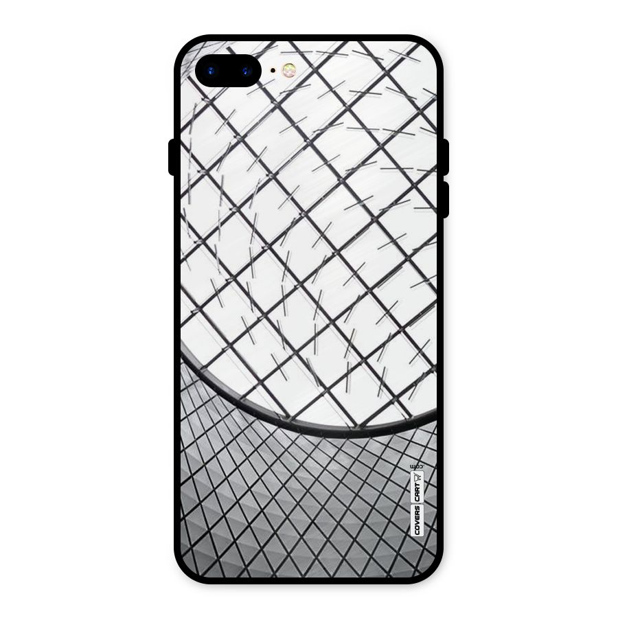 Modern Abstract Pattern Metal Back Case for iPhone 8 Plus