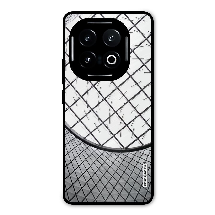 Modern Abstract Pattern Metal Back Case for iQOO 13