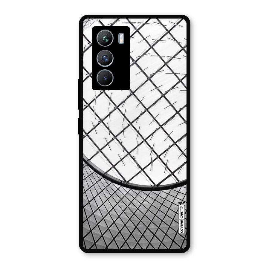 Modern Abstract Pattern Metal Back Case for iQOO 9 SE