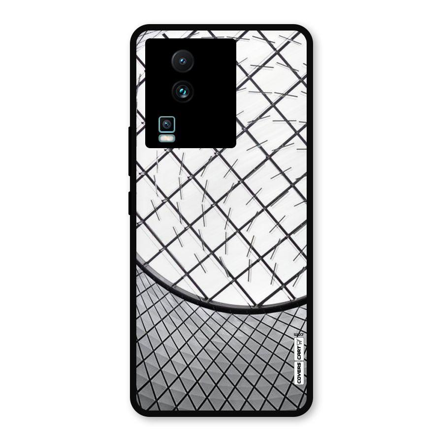 Modern Abstract Pattern Metal Back Case for iQOO Neo 7