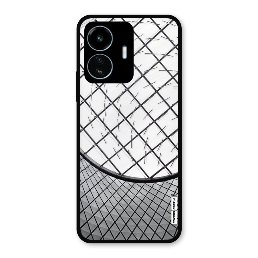 Modern Abstract Pattern Metal Back Case for vivo iQOO Z6 Lite 5G