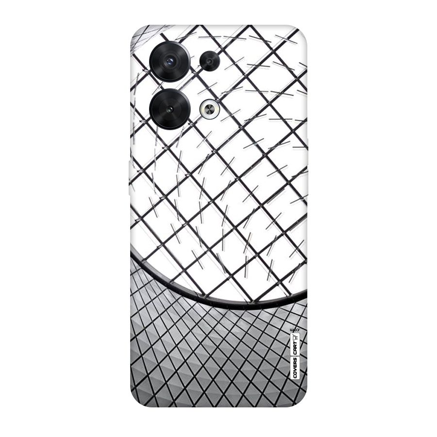 Modern Abstract Pattern Original Polycarbonate Back Case for Oppo Reno8 5G